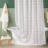 Занавеска для ванной комнаты "Wess" Pretty белый/серый 180*200 см