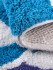 Коврик для ног в ванную "Moroshka" Akvarel белый/голубой 50*80 см