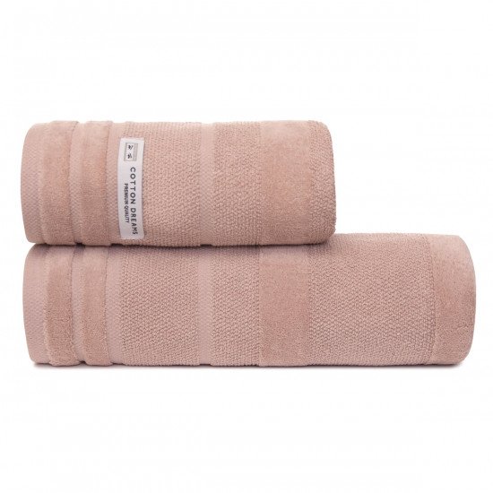 Полотенце махровое "Cotton Dreams" Premium Quality сухая роза/terra 70*140 см