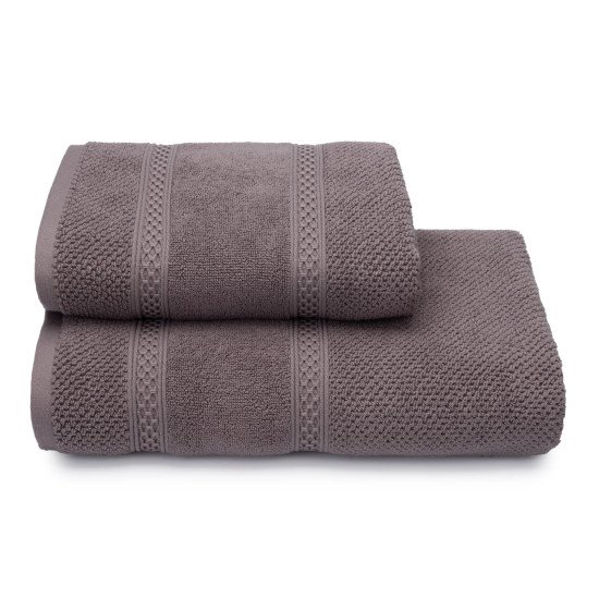 Полотенце махровое 1 шт "Cleanelly" Tessitura темно-сиреневый 17-2601 70*140 см