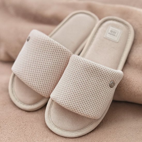 Тапочки женские "Lucky land" Comfort бежевый-4 40