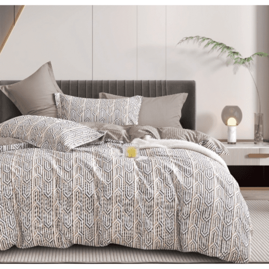 Постельное белье Сатин с увеличенной простыней "Nova"- А-844 2 спальный