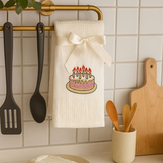 Полотенце кухонное 1 шт "Ambiella" Furya Торт v5 40*60 см