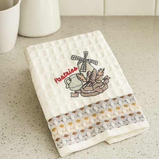 Полотенце кухонное 1 шт "Ambiella" Хлеб v1 35*50 см