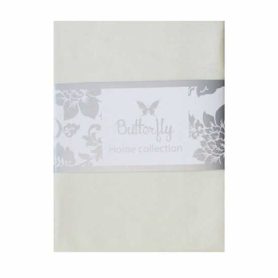 Простыня "Butterfly" Сатин Делюкс 07 кремовый 160*220 см