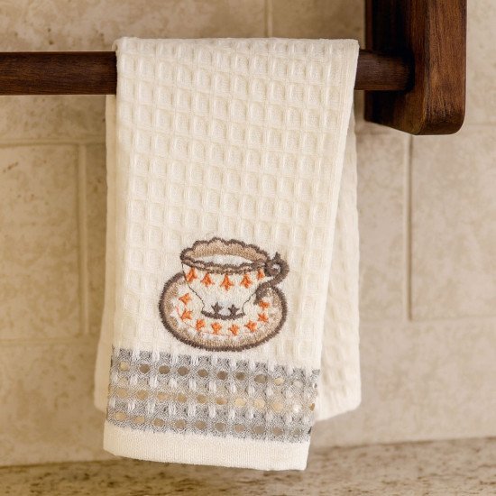 Полотенце кухонное 1 шт "Ambiella" Кофе v3 35*50 см