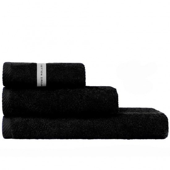 Полотенце махровое "Cotton Dreams" черный/black 50*90 см