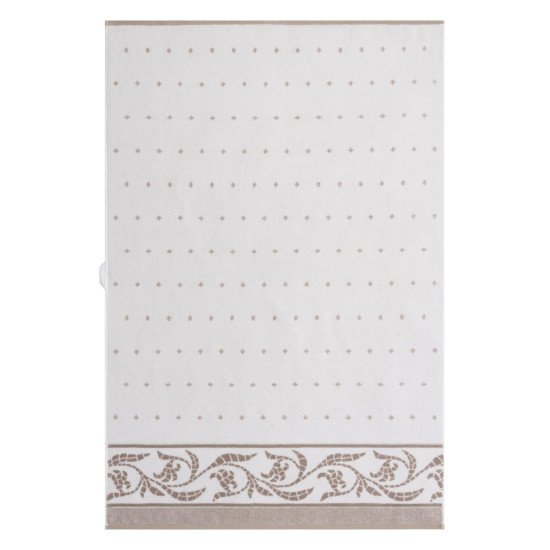 Полотенце махровое 1 шт "Cleanelly" Neo-antico бело-бежевый 10000 70*140 см