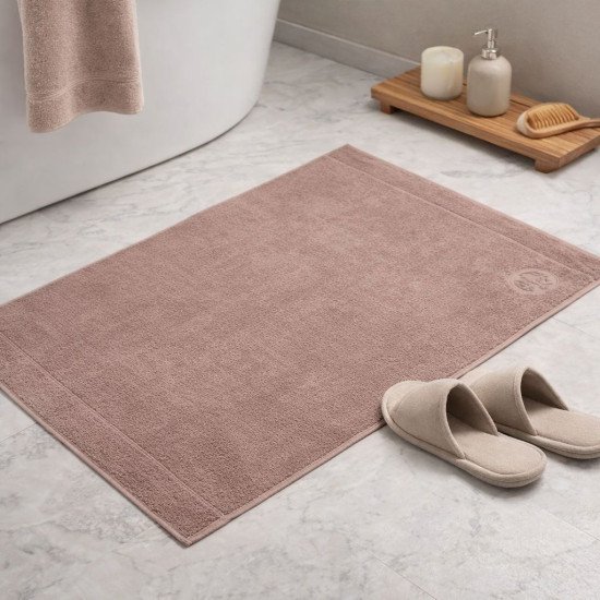 Коврик махровый для ног в ванную 1 шт "Cleanelly" Tenerezza бежевый 14-1305 50*70 см