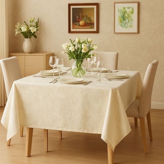 Скатерть "Nova" Валенсия шампань 150*150 см