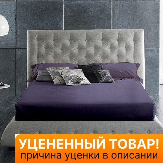 Уценка! Простыня на резинке Luxe Satin виноград 90*200 высота 20 см