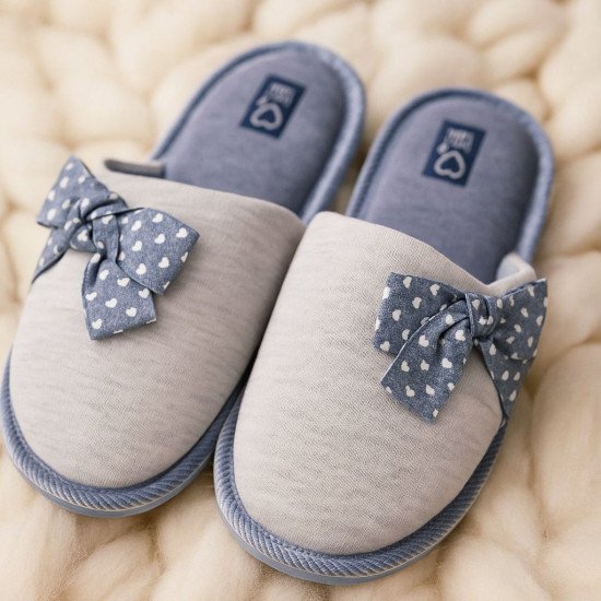 Тапочки женские "Lucky land" Comfort голубой 37