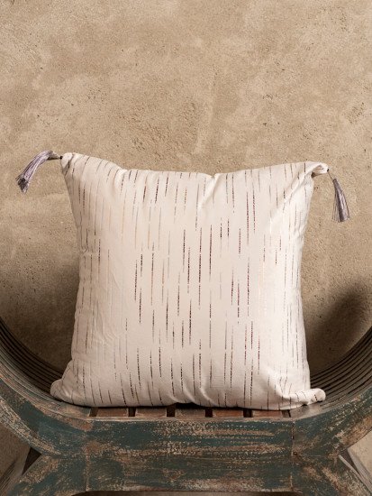 Подушка декоративная "Edelson" Velvet экрю люкс 43*43 см