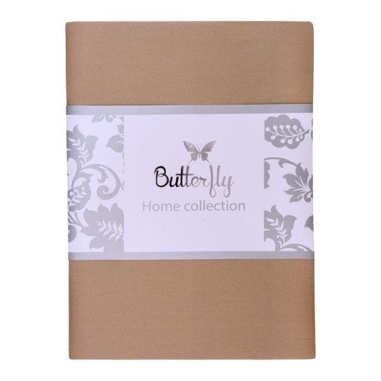 Простыня "Butterfly" Сатин Делюкс 388 бронза 180*220 см