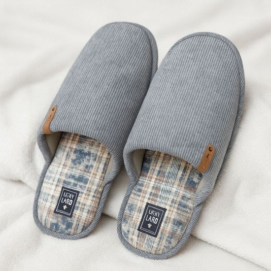 Тапочки мужские "Lucky land" Comfort 4987 серый 42