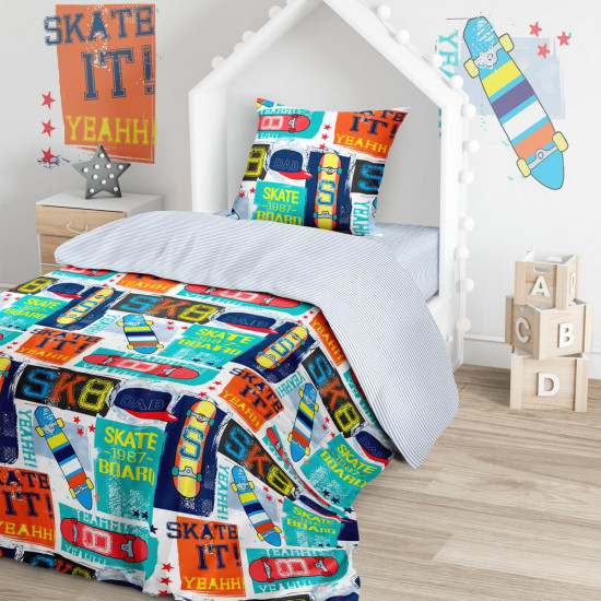 Постельное белье для детей "Juno" Скейт 1.5 спальный
