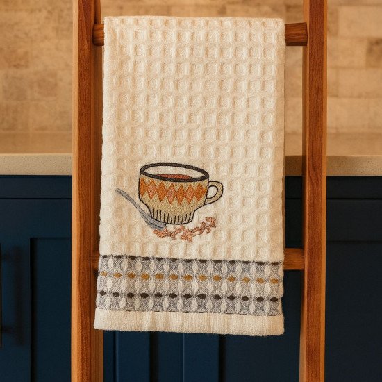 Полотенце кухонное 1 шт "Ambiella" Кофе v4 35*50 см