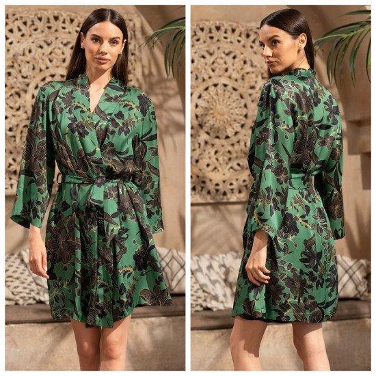Халат женский "Мiа-Amore" Orchids 48-50(L/XL)