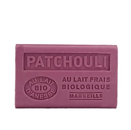 Марсельское мыло "Label Provence Nature" с молоком ослицы Пачули 125 г