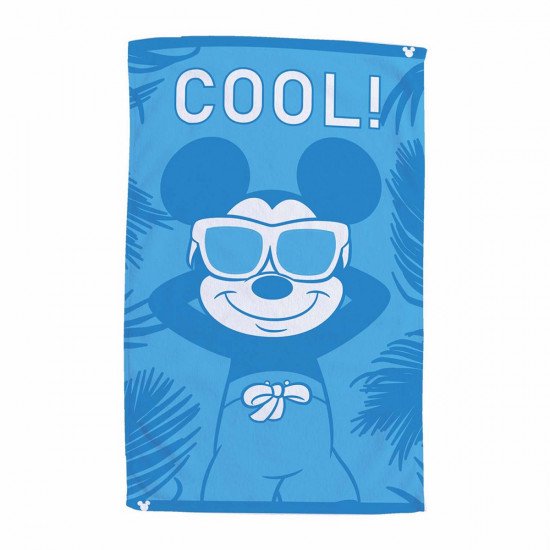Полотенце махровое "Disney" Детское Mickey Cool (синее море/белый) 50*80 см