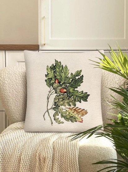 Декоративная наволочка "Гобелен" Желуди 45*45 (±2) см