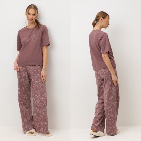 Комплект женский "Very Neat" Белая лошадь, каштан, арт. Е 20185 52 (2XL)