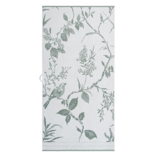 Полотенце махровое 1 шт "Cleanelly" Rosignolo бело-зеленый 10000 70*140 см