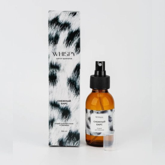Аромаспрей для текстиля в коробке "Whispy" Снежный барс 100 мл