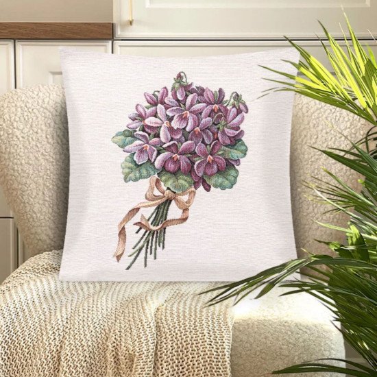 Декоративная наволочка "Гобелен" Букет для себя 45*45 (±2) см