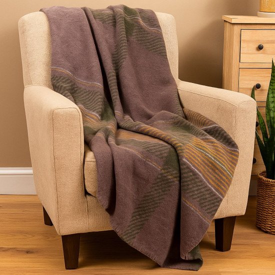 Плед "Pappel" Cotton 22108B бежевый 150*200 см