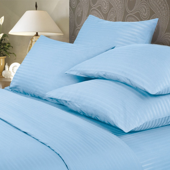Постельное белье "Verossa" Stripe Blue Sky 1.5 спальный