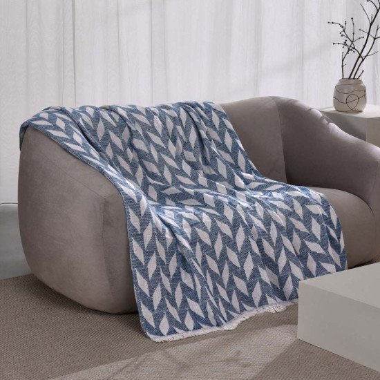 Плед Luxury Soft Serela синий 160*220 см