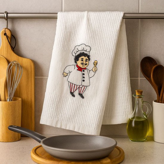 Полотенце кухонное 1 шт "Ambiella" Furya Повар v2 40*60 см