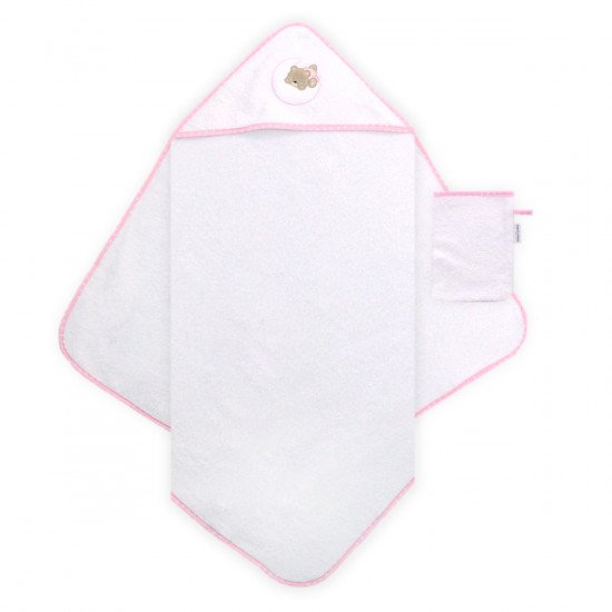 Комплект полотенце-уголок с мочалкой "Marie Claire" Детский Luna 75*75 см