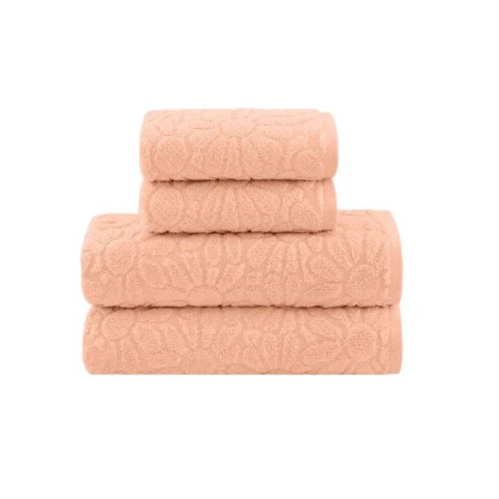 Полотенце махровое 1 шт "Buddemeyer" Margaridas AIR папайя 1526 70*135 см