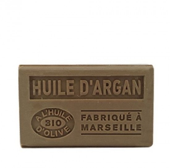 Марсельское мыло "Label Provence Nature" на оливковом масле Аргановое масло 125 г