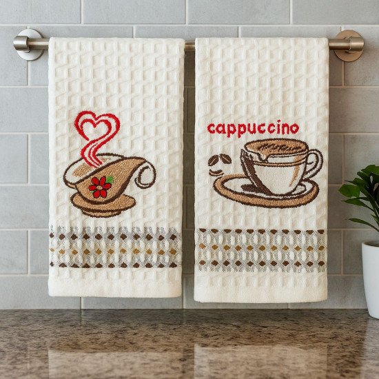 Комплект полотенец для кухни 2 шт. "Ambiella" Капучино 35*50 см