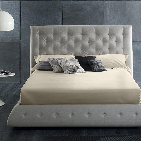 Простыня "Primavelle" Luxe Satin бежевый 240*260 см