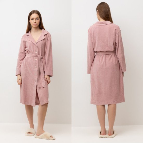 Халат женский "Very Neat" серая пудра, арт. Е 50030 44 (S)