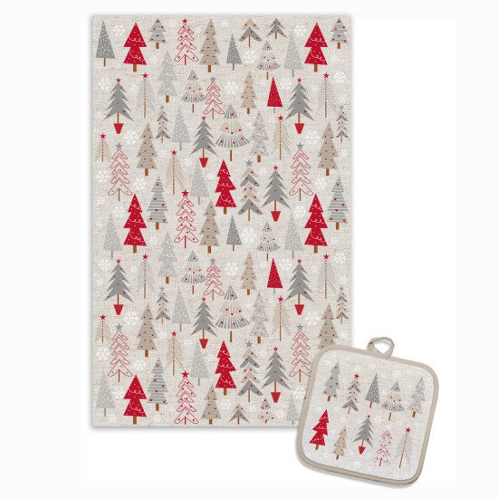 Комплект для кухни 2 предмета "Гранд Стайл" елка сканди 39*60 см, 18*18 см