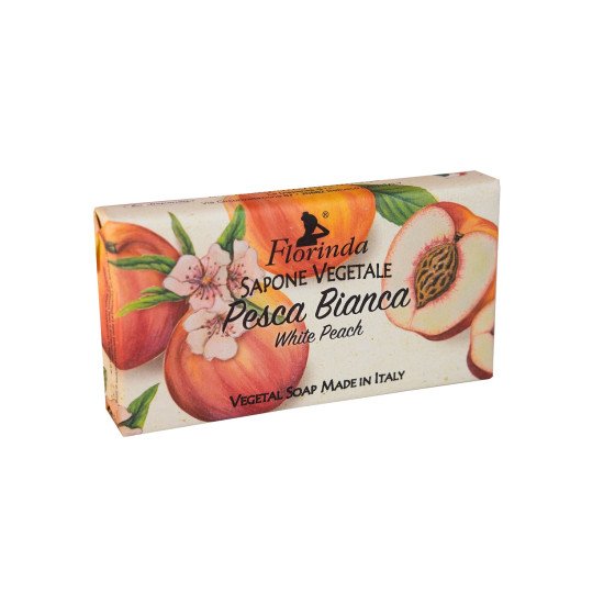 Мыло "Florinda" Passione di Frutta/Фруктовая страсть Pesca Bianca/Белый персик* 100 г