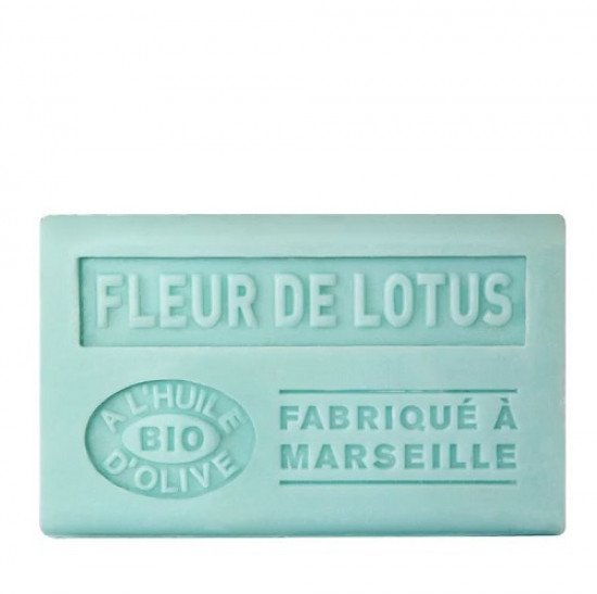 Марсельское мыло "Label Provence Nature" на оливковом масле Цветок лотоса 125 г