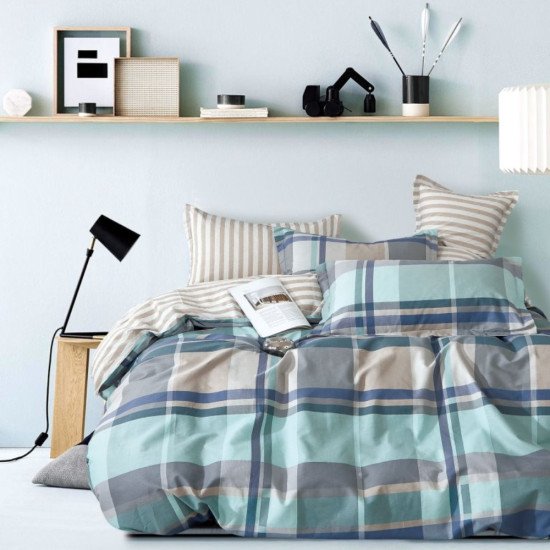 Постельное белье Сатин с увеличенной простыней "Nova"- ТД-2093 2 спальный