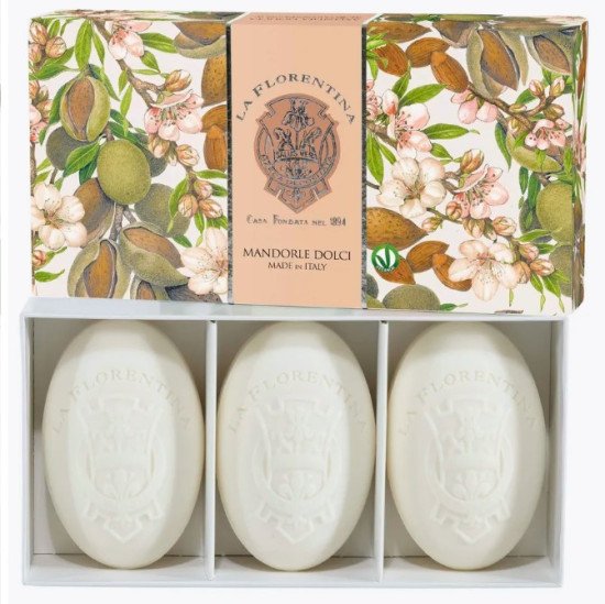 Подарочный набор мыла 2 шт. "La Florentina" Флорентийские сады Sweet Almonds/Сладкий Миндаль 3*150 г