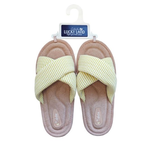 Тапочки женские "Lucky land" Comfort желтый 41
