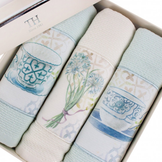 Комплект полотенец для кухни 3 шт. Verona кремовый 40*60 см