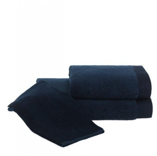 Полотенце махровое "Softcotton" Micro темно-синий 75*150 см
