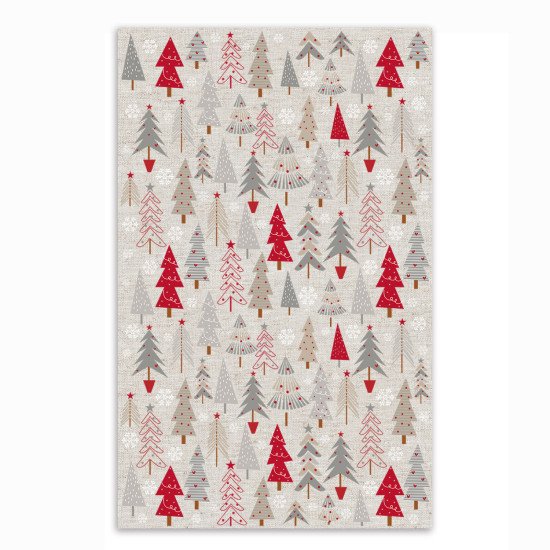 Полотенце кухонное с петелькой "Гранд Стиль" елки сканди 40*60 см