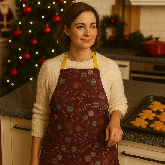 Фартук текстильный для кухни "Шарлиз" Winterland Рождественский сочельник 60*70 см