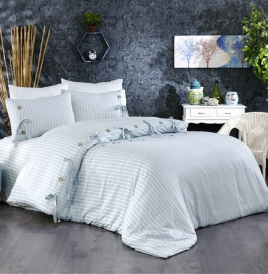 Постельное белье "Grazie Home" D'Or ментоловый Евро